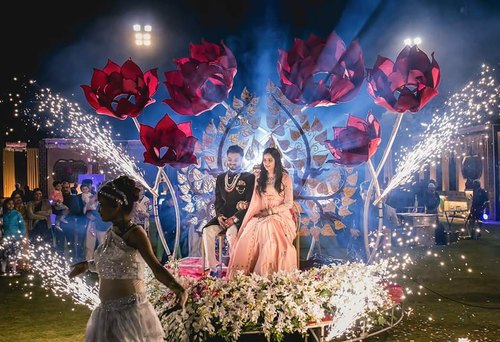 best bride groom entry theme noida