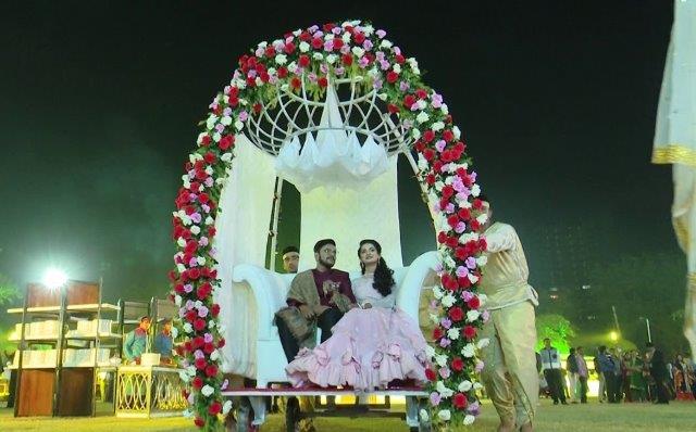 indian bride groom entry theme noida