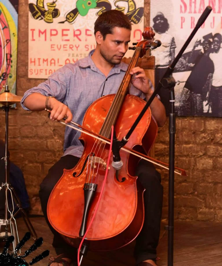 indian cello player noida india