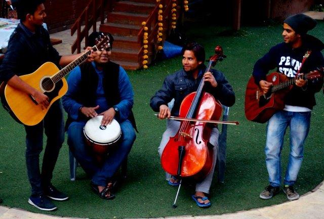 male instrumental band noida