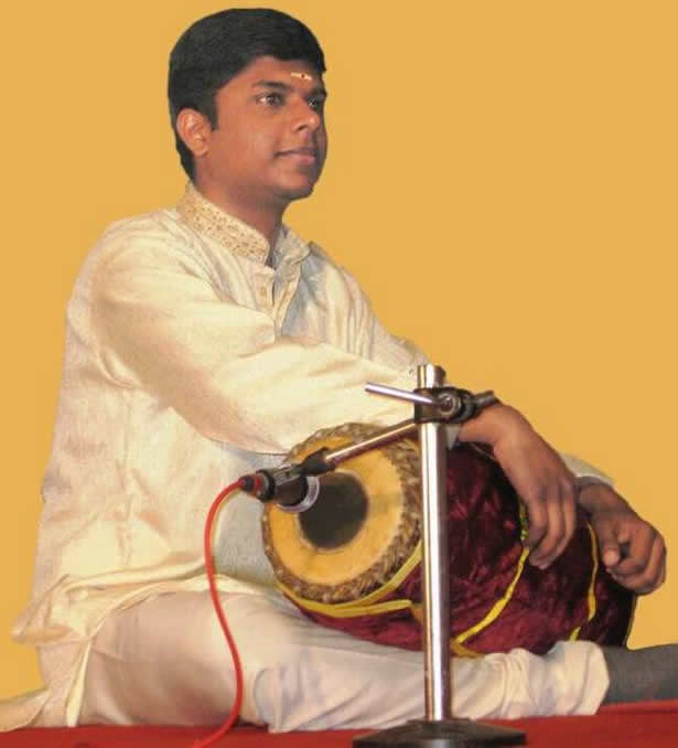 famous mridngam player noida